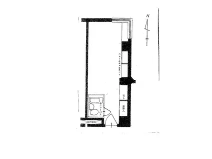 カサウィスタリア(ワンルーム/3階)の間取り写真