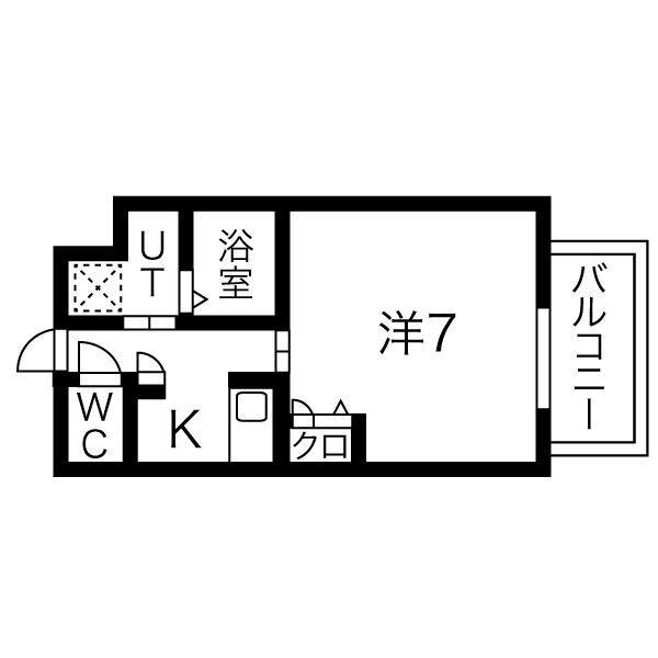 PARK HILLS 今里 NOA(1K/10階)の間取り写真