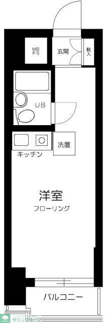 ライオンズマンション板橋区役所前(ワンルーム/10階)の間取り写真