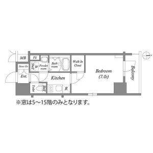 エスリード大須プレシア(1K/6階)の間取り写真