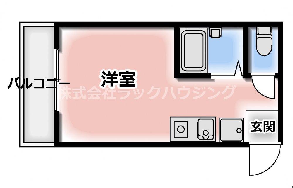 アーバン千里ビル(ワンルーム/4階)の間取り写真