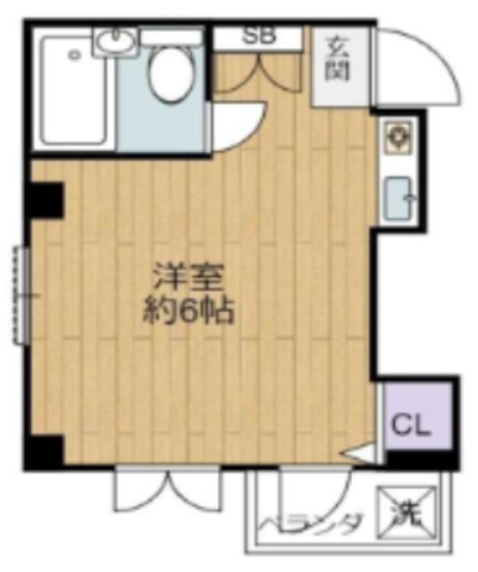 イオボヌール江古田(ワンルーム/3階)の間取り写真