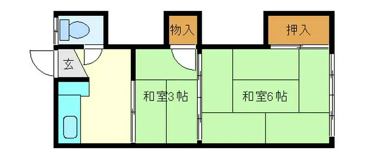 大塚荘 2階階 間取り