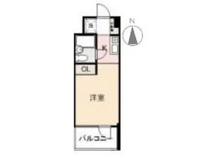 HAUS(ワンルーム/1階)の間取り写真