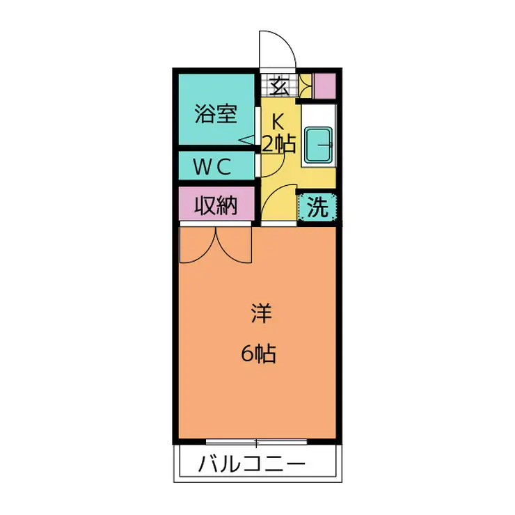 グレイセフル経堂 1階階 間取り