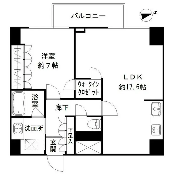 アーバンスタイル立川 9階階 間取り