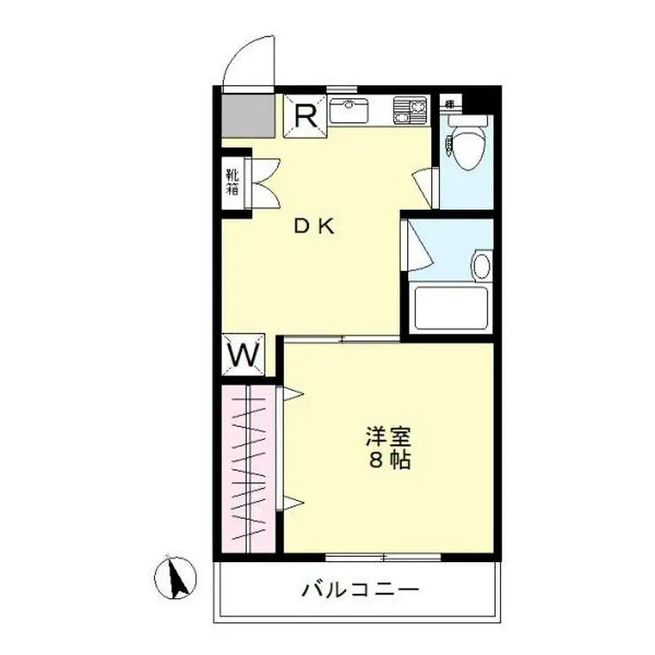 ビューグリーン多摩 B棟 2階階 間取り