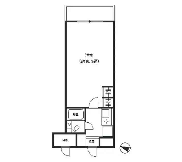 ピュアハイム本田 5階階 間取り