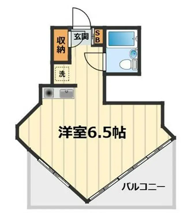 プレール横浜山手 1階階 間取り