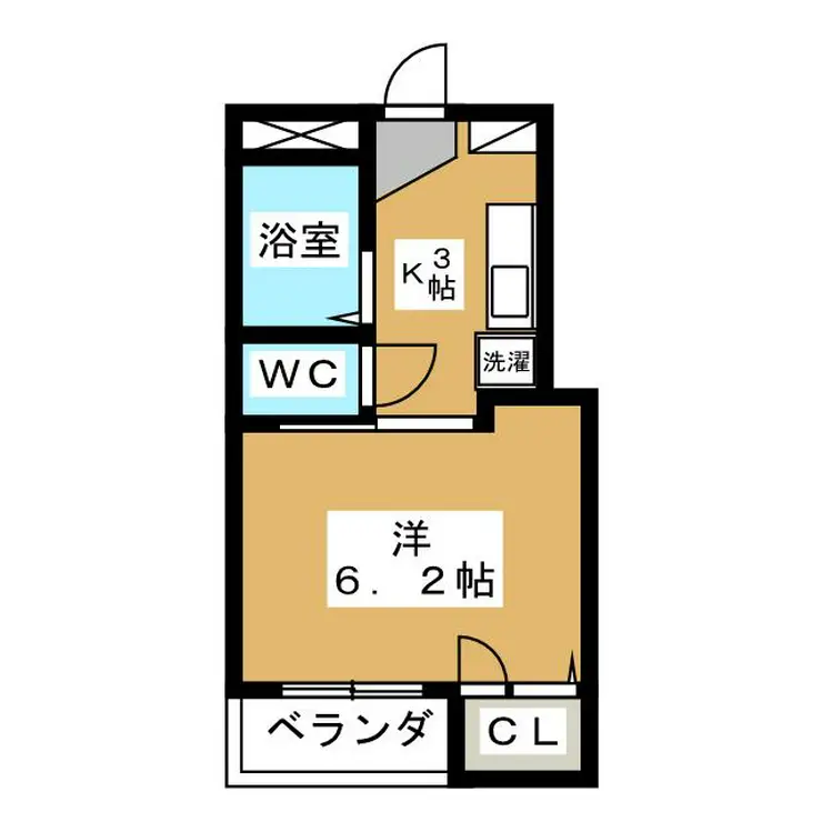 立川N&Sマンション 3階階 間取り