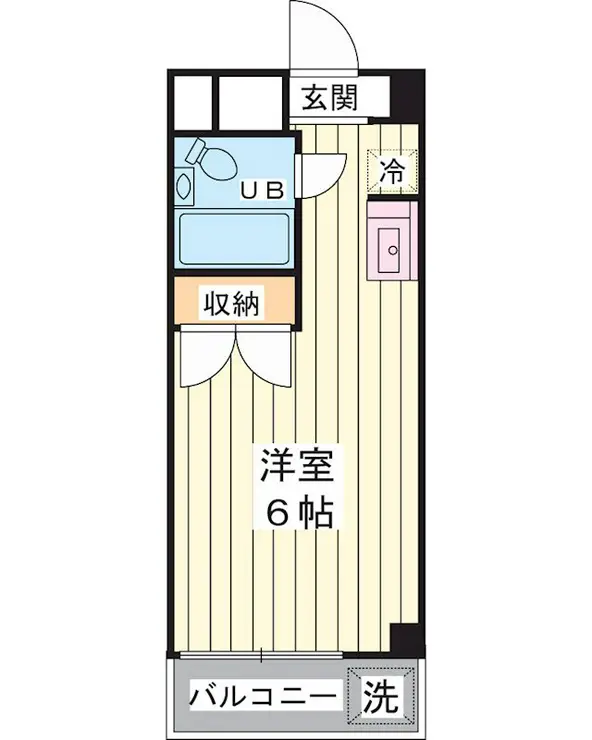 カーサ香取 2階階 間取り