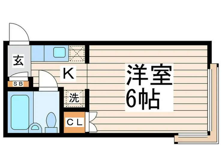 メゾン・ベルボア 1階階 間取り