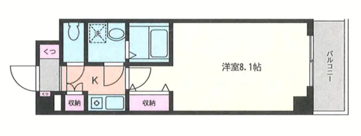 AWAビル相模大野 1階階 間取り