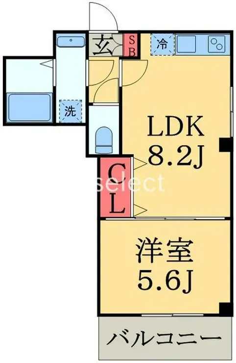 ツリーフィールド幕張 3階階 間取り
