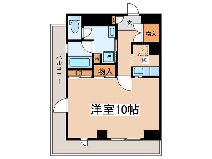 エクセラン池袋(1K/4階)の間取り写真