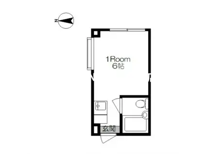 コーポセンチュリィ(ワンルーム/3階)の間取り写真