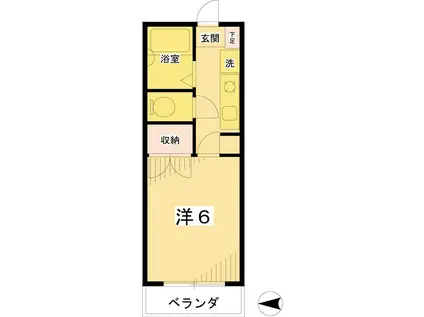 プレジュール元町壱番館(1K/3階)の間取り写真