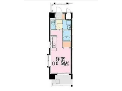 エトワール千草町(ワンルーム/2階)の間取り写真