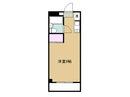 WILL東伏見(ワンルーム/3階)の間取り写真