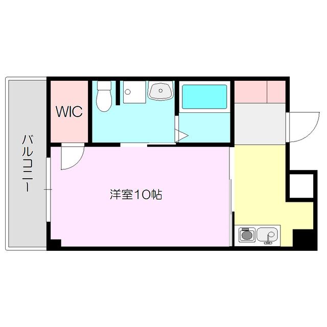 エステムヒルズ新大阪(1K/4階)の間取り写真