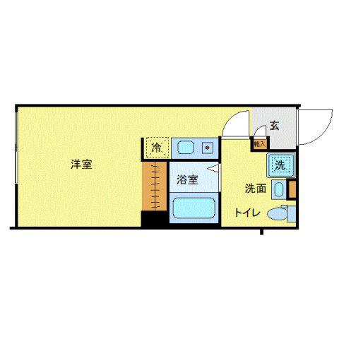NOVEL COURT 西新井(ワンルーム/2階)の間取り写真