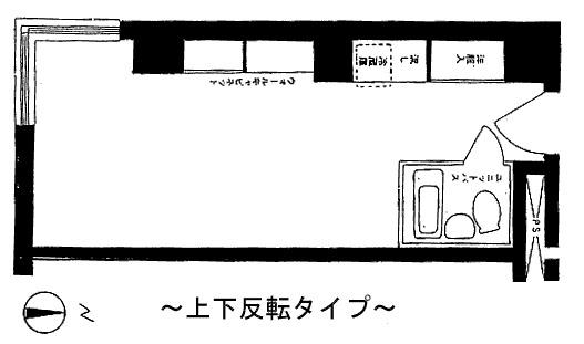 カサウィスタリア(ワンルーム/4階)の間取り写真