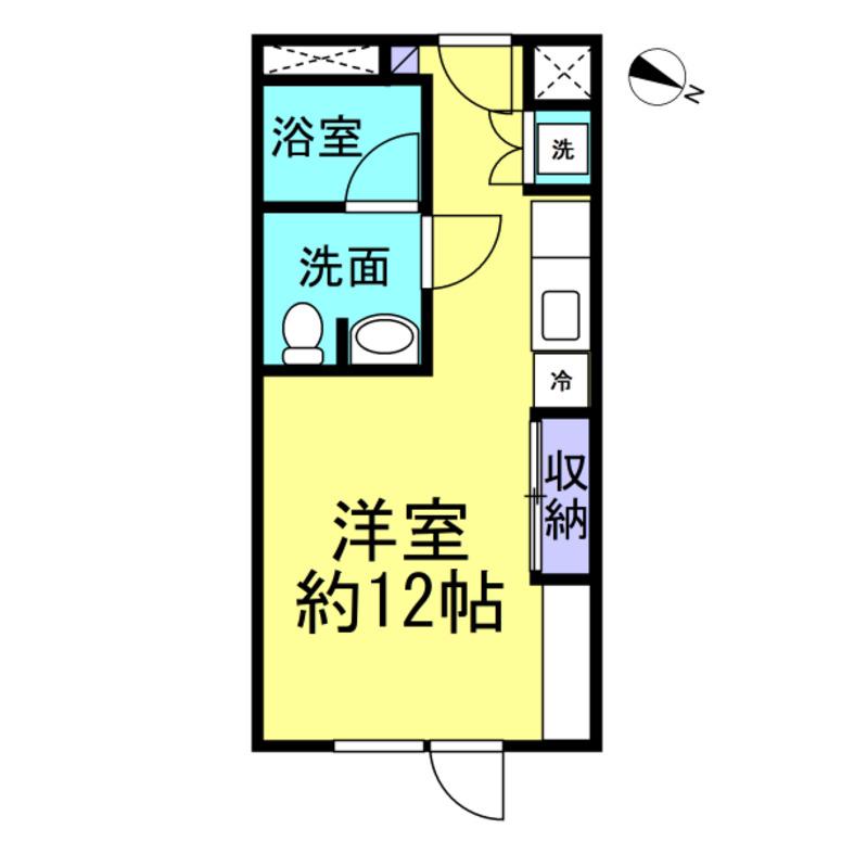 J HOTEL ANNEX(ワンルーム/10階)の間取り写真