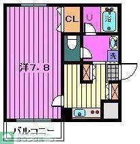 ブレインリズィエール(1K/3階)の間取り写真