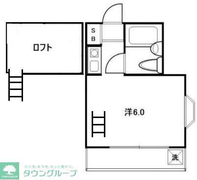 シェラトン川越(ワンルーム/2階)の間取り写真
