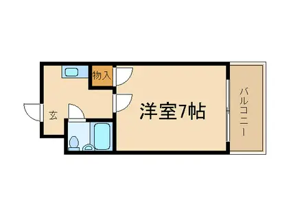 ハイムアーキテクト(1K/5階)の間取り写真