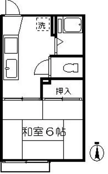 ハイツ岡野 2階階 間取り