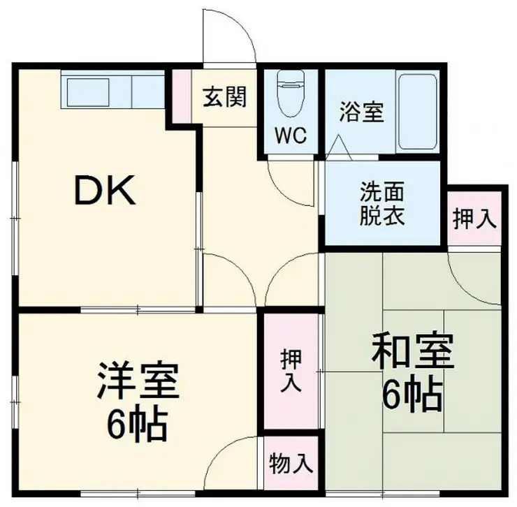 ハートピア小林 2階階 間取り