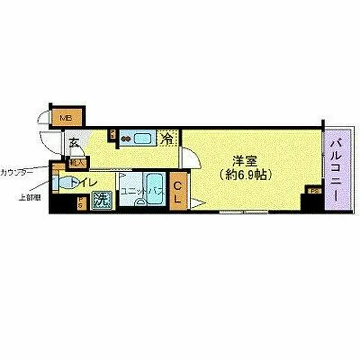 トーシンフェニックス日本橋兜町参番館 5階階 間取り
