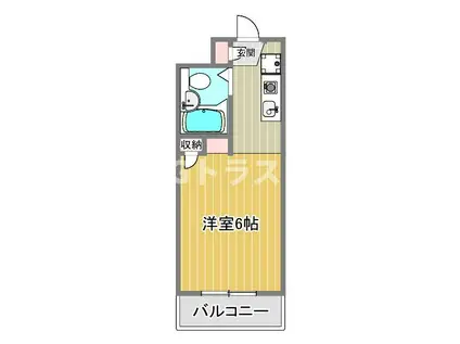 マンションシュウメイ(ワンルーム/3階)の間取り写真