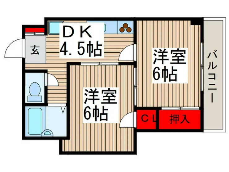 第七秋葉ビル 1階階 間取り