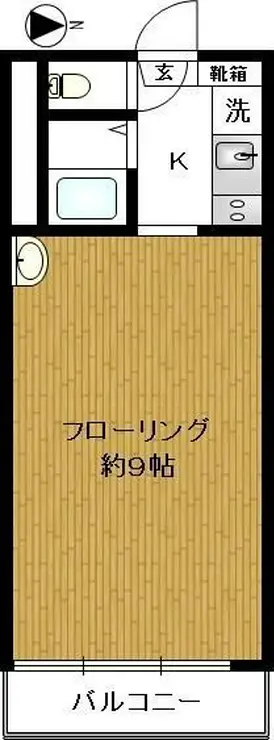 シャトレ明大前 4階階 間取り
