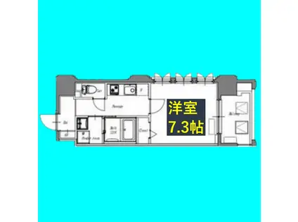 LIBERTA CARINO(1K/8階)の間取り写真