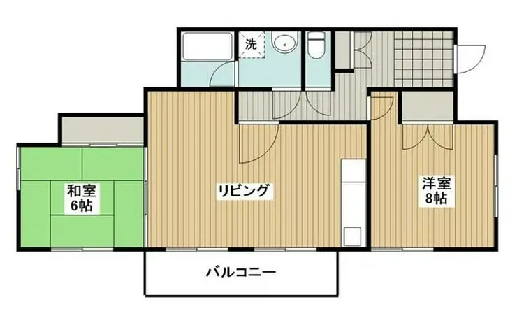 ブルーリーフ・K 1階階 間取り