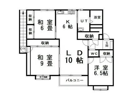 シャルムSOI 5(3LDK/2階)の間取り写真