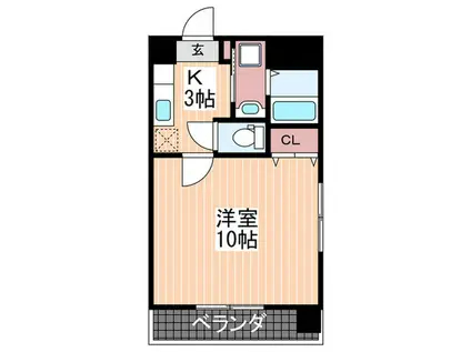 BOND.BLD(1K/4階)の間取り写真