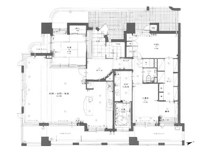 THE HOUSE 足立三丁目(3LDK/14階)の間取り写真