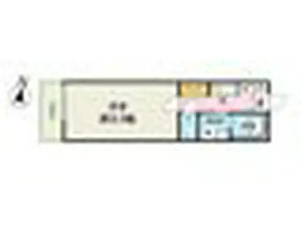 PINE DA CASA平沼(1K/2階)の間取り写真