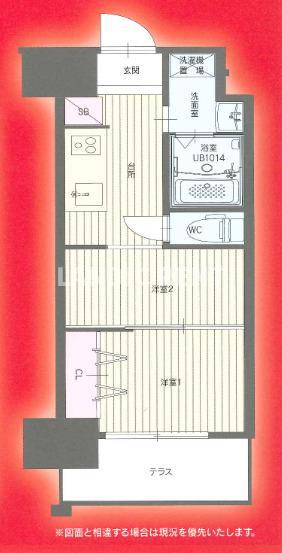 NO.122 ETERNITY NISSEKI STREET(2K/3階)の間取り写真