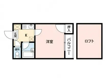 グレイス天神南(1K/1階)の間取り写真