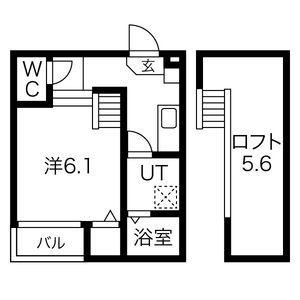 VILLETTA SASASHIMA (1K/1階)の間取り写真