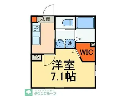 RUHE PLATS(1K/3階)の間取り写真