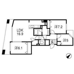 シティハウス道庁前(3LDK/8階)の間取り写真