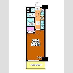 アルファコート川口元郷(1K/3階)の間取り写真