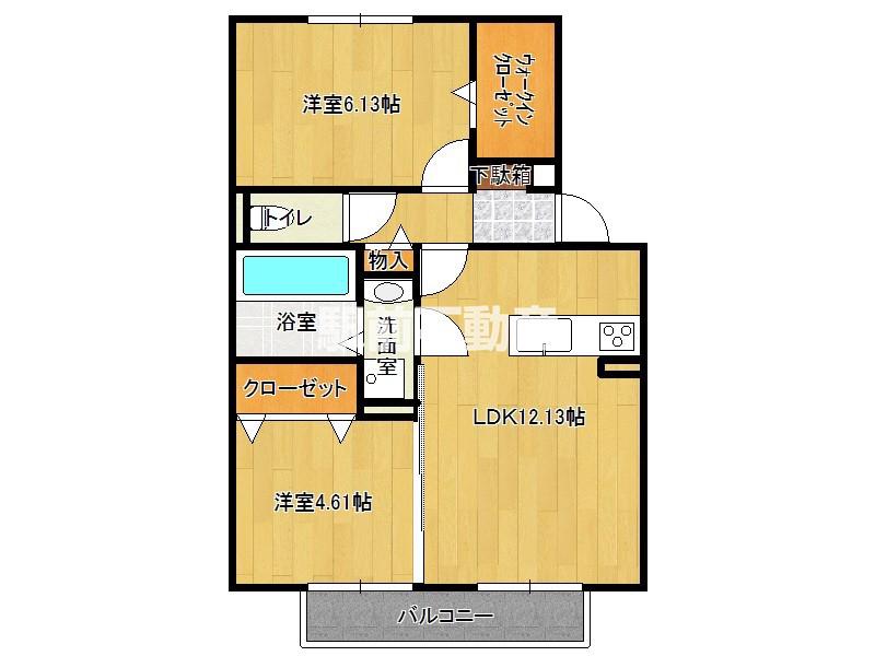 リッチKOKORO(2LDK/2階)の間取り写真