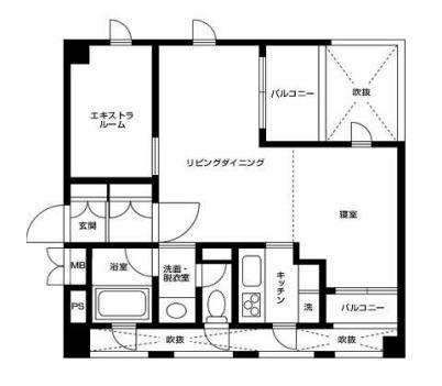 コート本郷(1SLDK/3階)の間取り写真